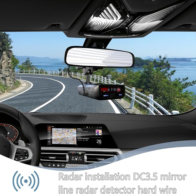 13.8" Radar Detector Hardwire Power Cord, Mirror Wire Plug Kit, - Image 7
