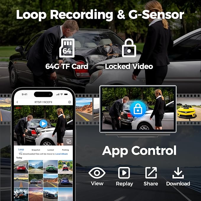 7" Wireless Apple CarPlay Android Auto Screen - Image 5