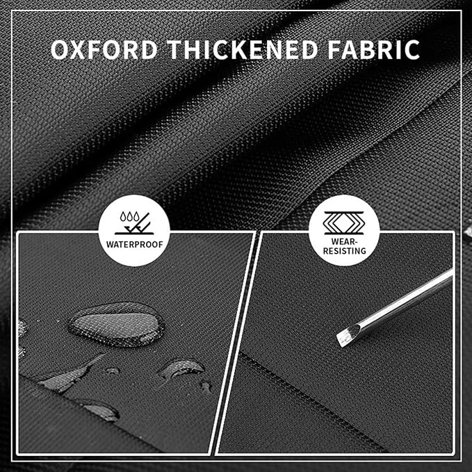 Motorcycle Cover Waterproof Outdoor, 420D Heavy Duty, All Season Protection - Image 3