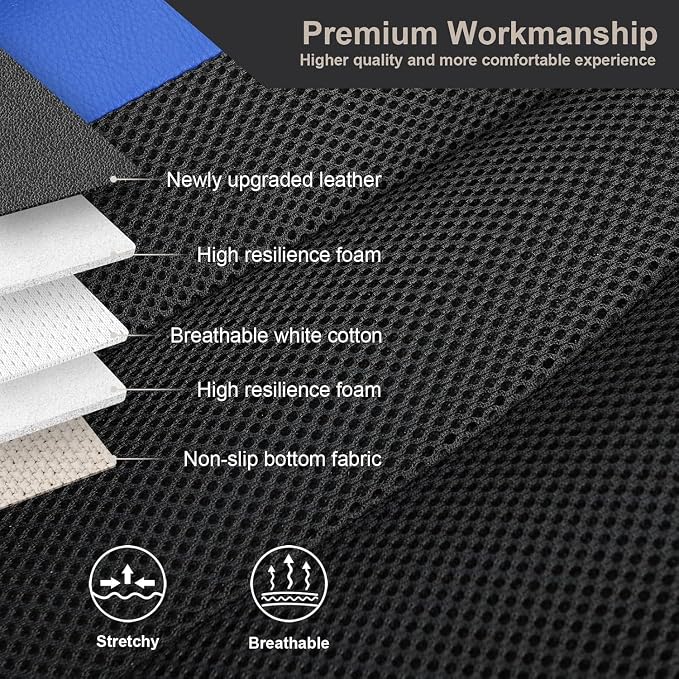 GIANT PANDA Front Seat Cover for Nissan, 3D Air Mesh Car Seat Covers Custom Fit - Image 4