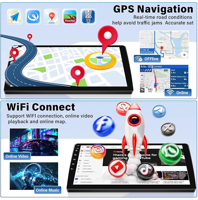 UNITOPSCI 4G+64G Radio for Subaru Forester WRX Impreza 2015-2018 Android Car - Image 7