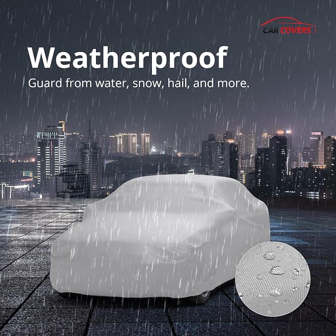 Car Covers Weatherproof Max Car Cover & Warranty Compatible - Image 4