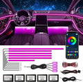 WEBUPAR Acrylic Interior Car Lights, Car Accessories 10 in 1 Car LED Strip by WEBUPAR