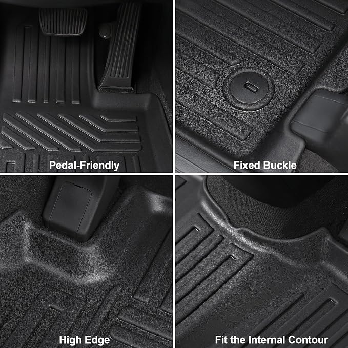 GALVAGNIATE Floor Mats for 2020-2024 2025 Hyundai Palisade 7-seat/8-seat Trunk - Image 4