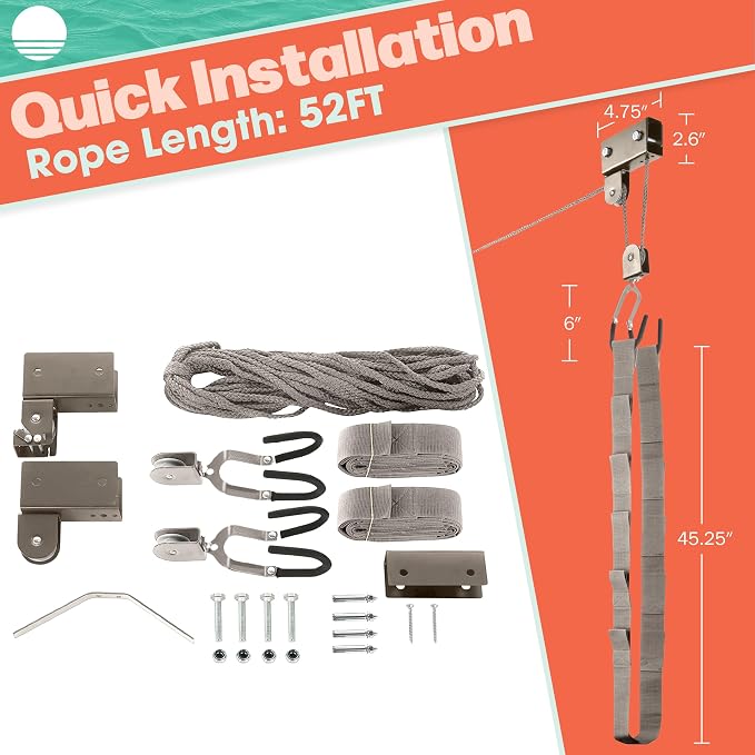 RAD Sportz Kayak Storage Hoist - Image 5