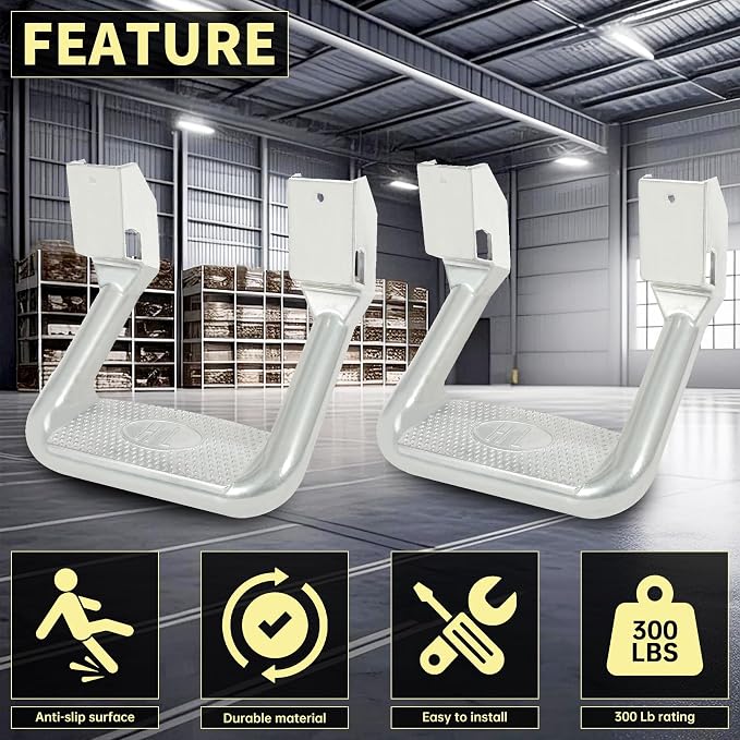 KUAFU Pair Aluminum Universal Side Step Compatible - Image 4
