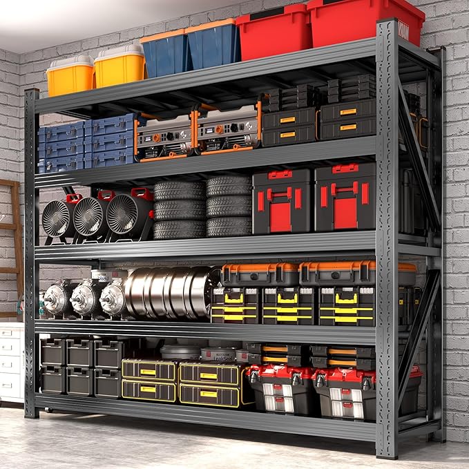 8000LBS Garage Shelving Heavy Duty, 5-Tier 71" H Storage Garage Shelves by Koestem