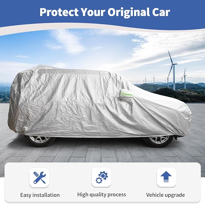 RT-TCZ for Renegade Car Cover Weatherproof Covers for Jeep Renegade 2015 2016 - Image 7