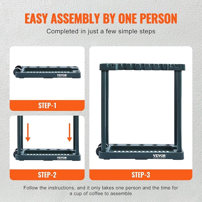 VEVOR Garden Tool Organizer, 10 Slots, Yard Tool Tower Rack - Image 5