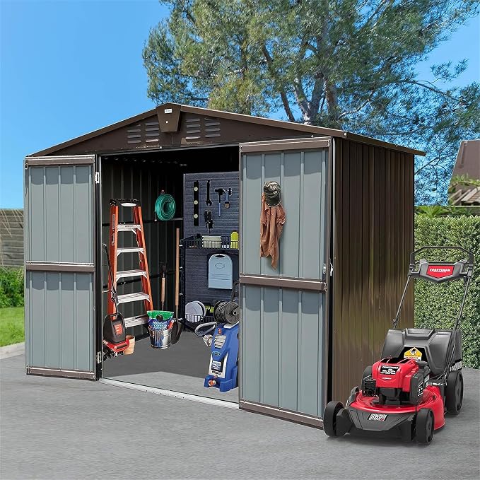 IKERY Metal Storage Shed - Image 6