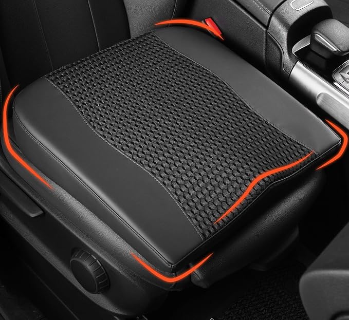 Car Seat Cushion, Comfort Memory Foam Car Cushions by LoftyAim