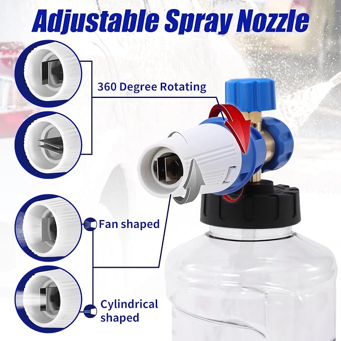Tool Daily Foam Cannon for Pressure Washer, Adjustable Foam Blaster, Snow Foam - Image 2