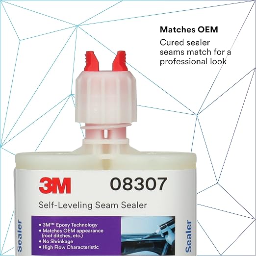 3M Self-Leveling Seam Sealer, Quick-Curing Epoxy, 200 mL/6.75 fl oz Cartridge - Image 5