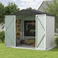 Patiowell Outdoor Storage Shed 8x6 FT, Garden Tool Storage Shed by Patiowell