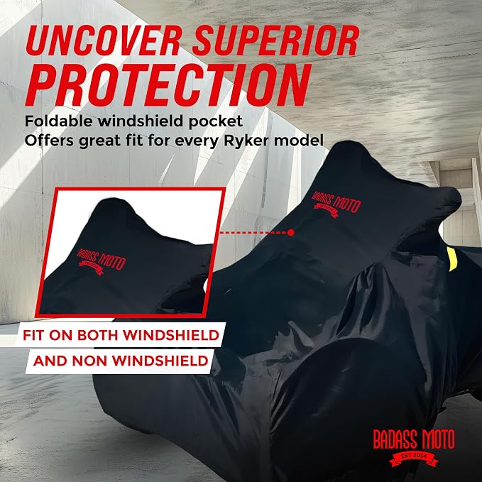Badass Moto Can Am Ryker Cover Fits 600/900 Rally Sport Trike Three Wheeler. - Image 4