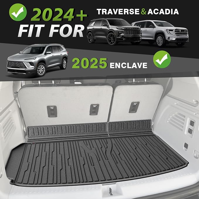 TripleAliners Trunk Floor Mat All Weather Liner Compatible - Image 6