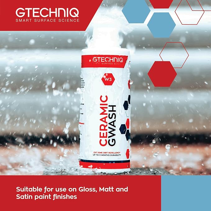 Gtechniq Car Shampoo. 2-in-1 Ceramic GWash and Hydrophobic Coating - Image 5