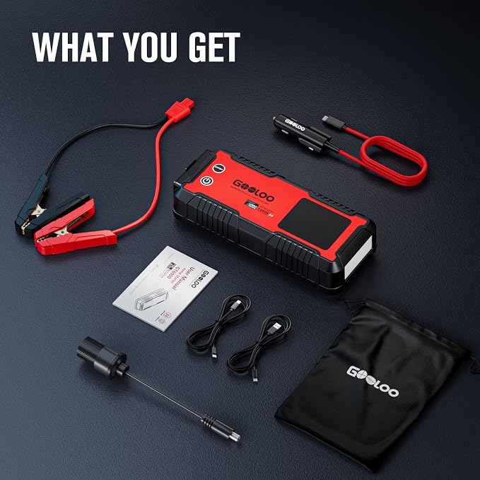 GOOLOO 6000A Jump Starter GT6000 Car Starter - Image 9