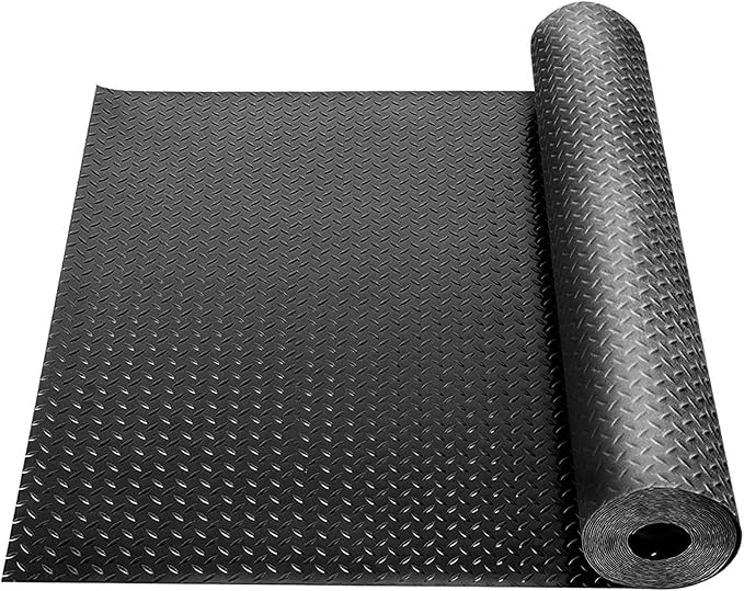 Boshen 7.5Ft x 17Ft Rubber Flooring Mats 2.9mm Thickened Diamond Plate Flooring - Image 8