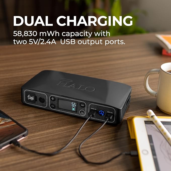 HALO Bolt Air 58830 Portable Car Battery Jump Starter | 100 PSI Air Compressor - Image 5