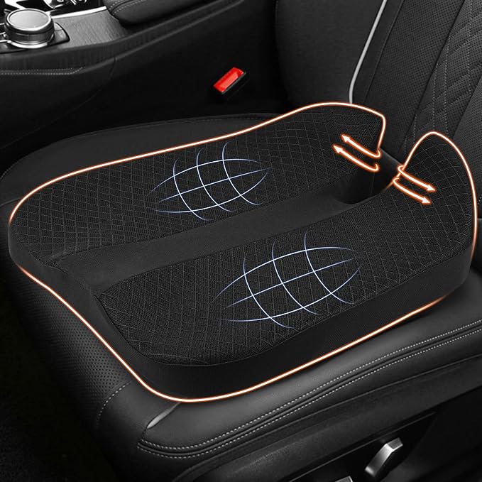 MYFAMIREA Car Coccyx Seat Cushion Longer Office Chair Cushion, Memory Foam by MYFAMIREA