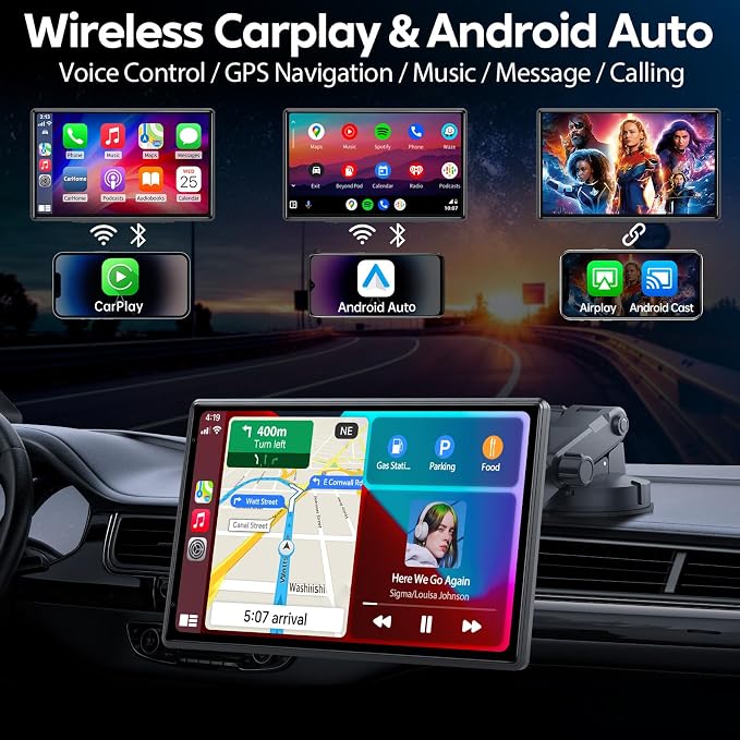Wireless CarPlay Screen for Car - Image 2