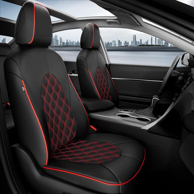 for Toyota Camry Seat Covers Hybrid LE SE 2018 2019 2020 2021 2022 2023 2024 by FEINEPRO