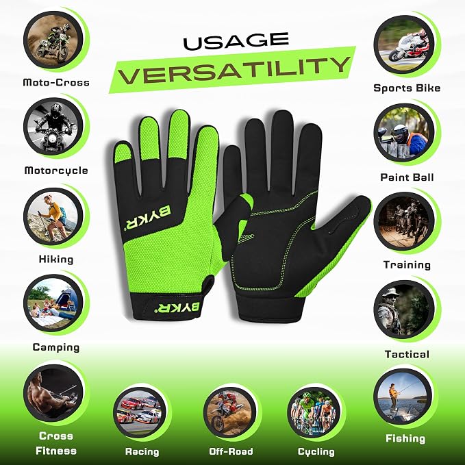 BYKR All-Weather Motorcycle Gloves - Image 3