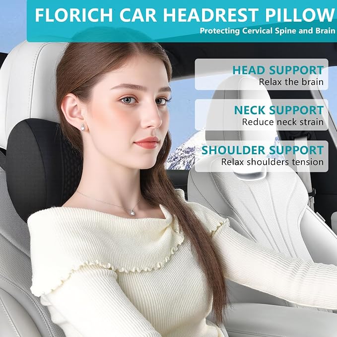 FLORICH Lumbar Support with Car headrest Back Pillow - Image 4