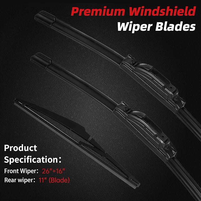OTUAYAUTO Premium Windshield Wiper Blades - Image 2