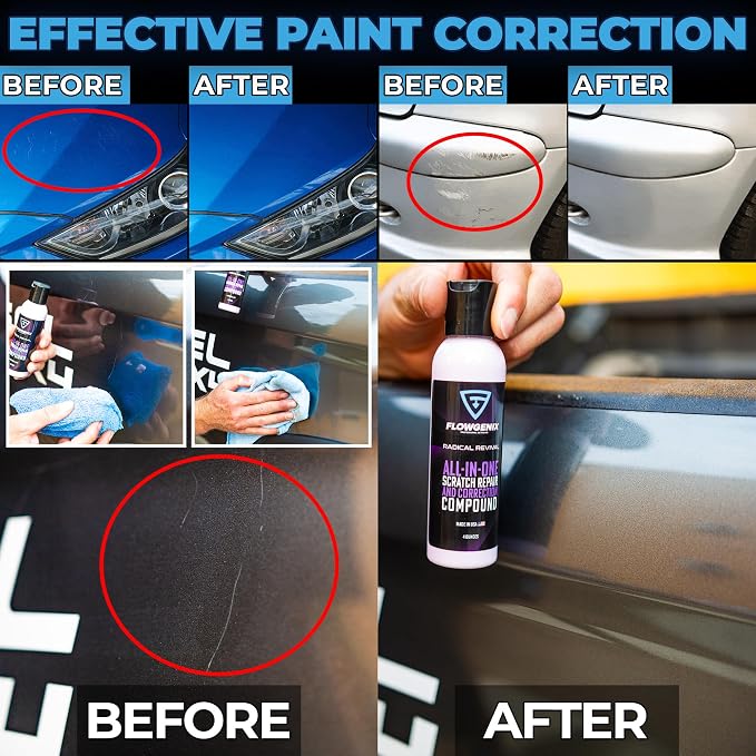 Instant Car Scratch Remover for Vehicles, All-in-One Car Paint Scratch Repair - Image 2