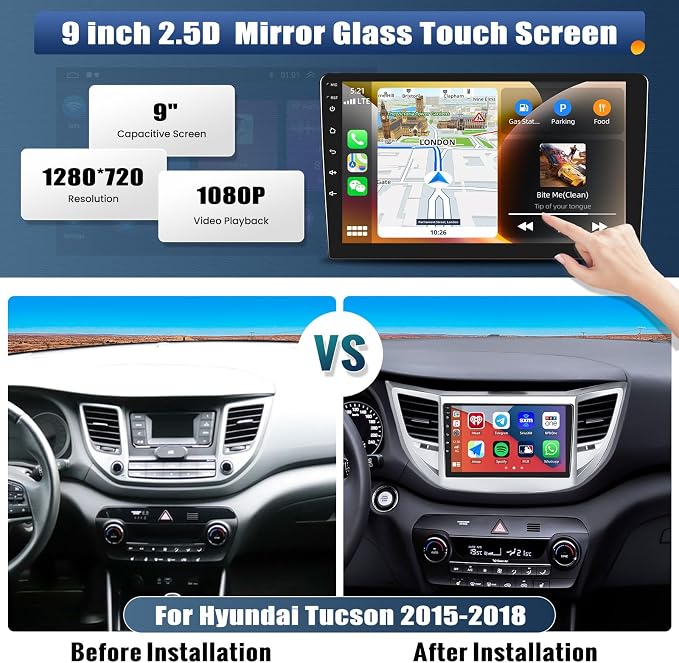 UNITOPSCI 4G+64G 8Core Android 13 Car Stereo - Image 3