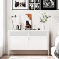 2 Door Storage Sideboard, Metal Storage Cabinet by Washsemba