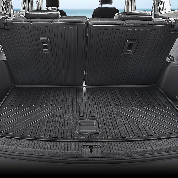 Floor Mats for 2018-2024 2025 Volkswagen VW Atlas 7 Seats, All Weather TPE - Image 6