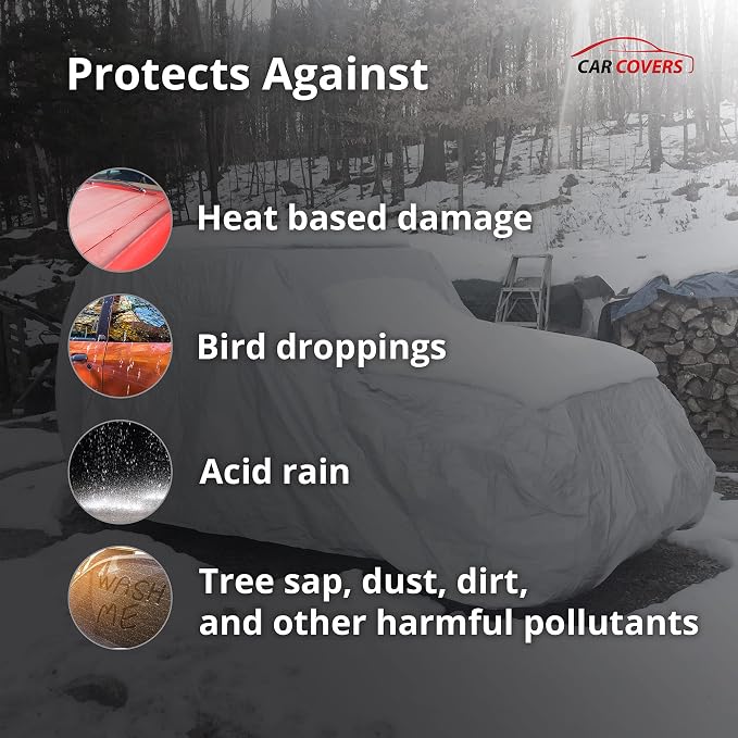Car Covers Weatherproof Max Car Cover & Warranty Compatible - Image 3