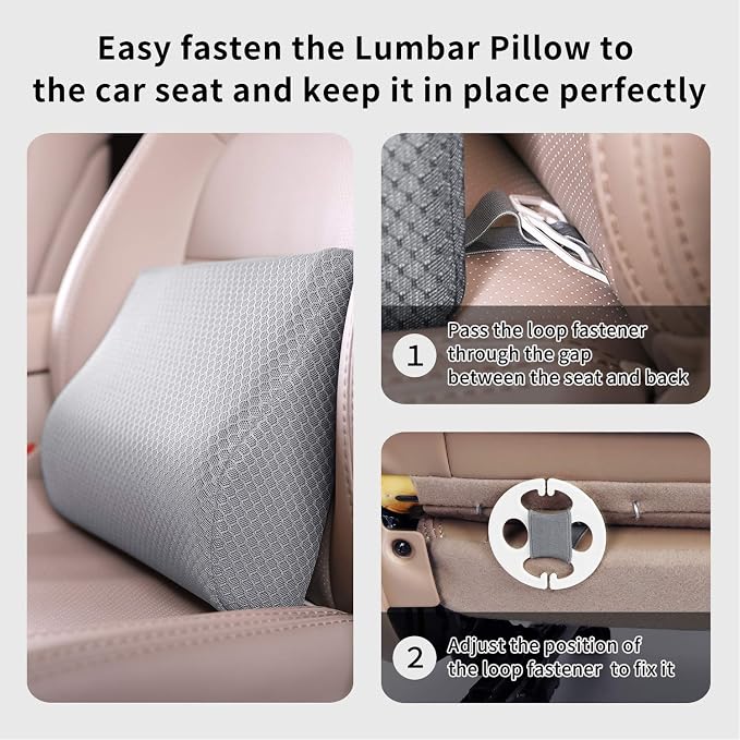 Memory Foam Lumbar Support Pillow - Image 5