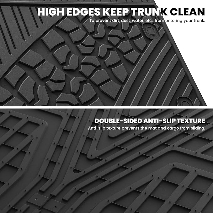 LASFIT Trunk Mat for Jeep Wrangler JL 2018-2025 4 Door Gas Type - Image 5