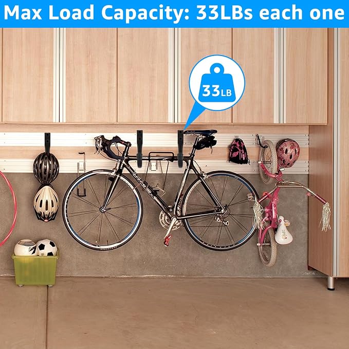 24 Pack Heavy Duty Garage Storage Utility Hooks 3.35" Kayak Wall Hangers Ladder - Image 3
