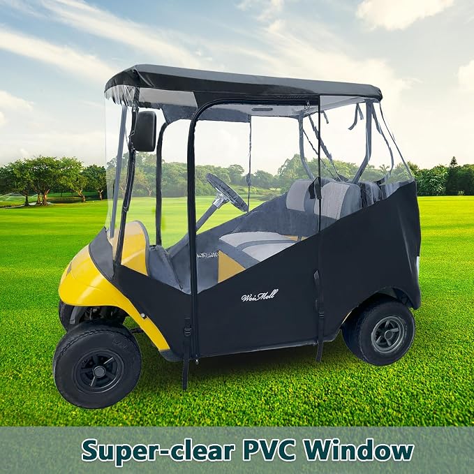 Golf Cart Enclosure Fit for EZGO TXT EZGO RXV 2 Passenger 2-Person Seaters - Image 5