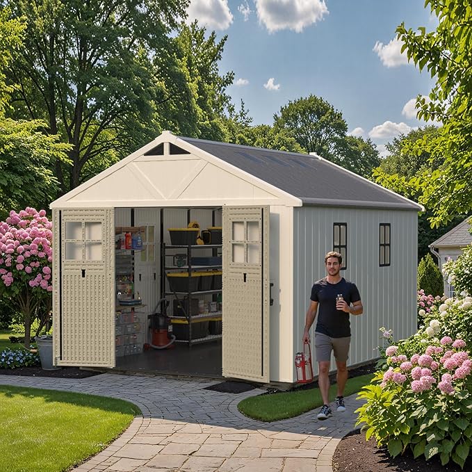 Patiowell 10x12 FT Outdoor Storage Shed - Image 2