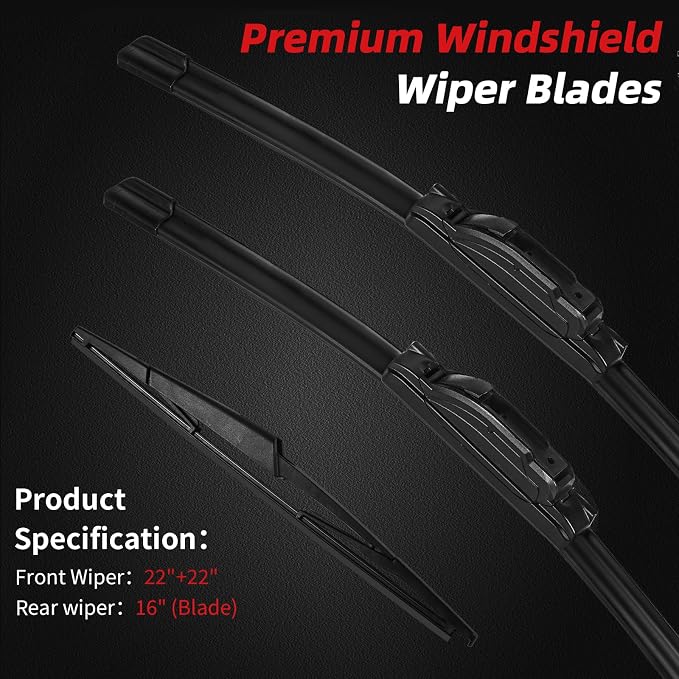 OTUAYAUTO Premium Windshield Wiper Blades - Image 2