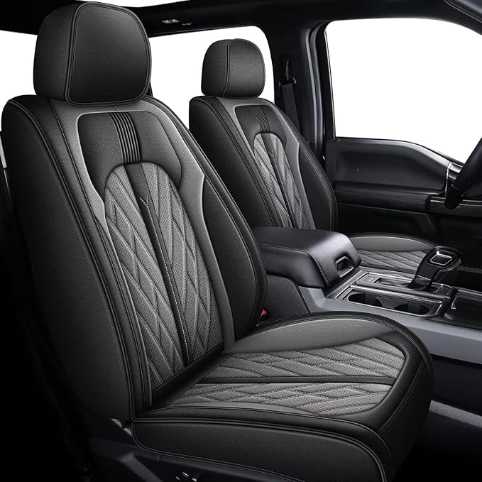 AOMSAZTO Ford Ranger Seat Covers: Full Set Custom Fit 2019 2020 2021 2022 2023 by AOMSAZTO
