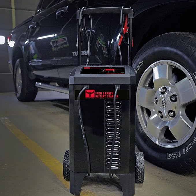 Schumacher Electric Farm and Ranch Wheeled 6A Charger and 250A Engine Starter - Image 4