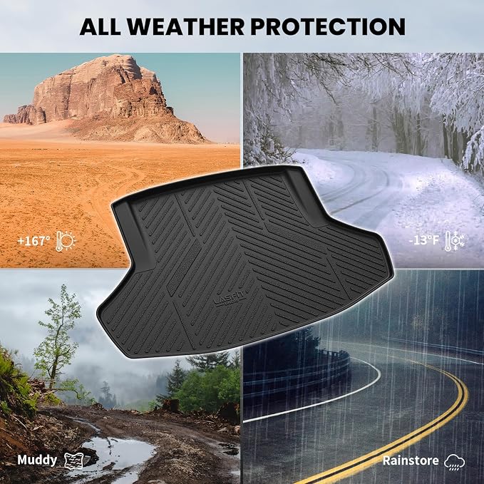 LASFIT Trunk Mat for Honda Civic Sedan 2022-2026 & Civic Sedan Hybrid 2025-2026 - Image 7