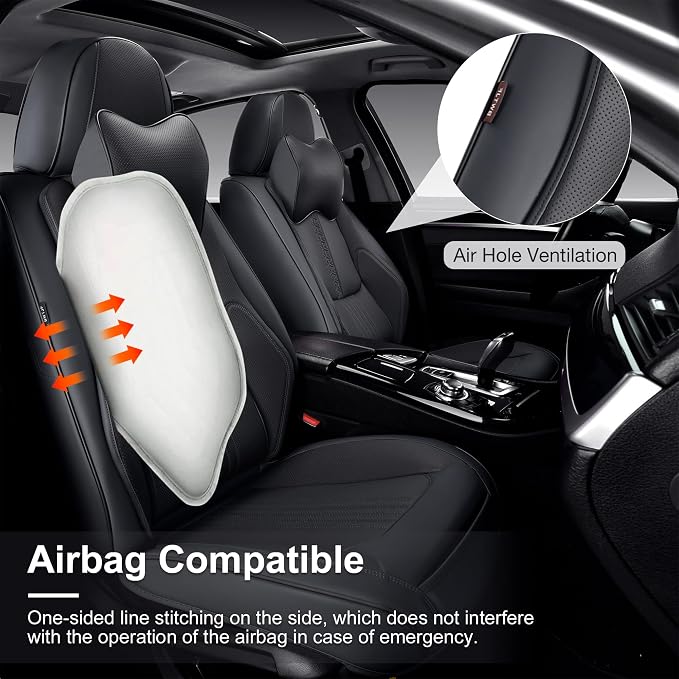 Front Seat Covers, 2 Pieces Universal Seat Covers - Image 4