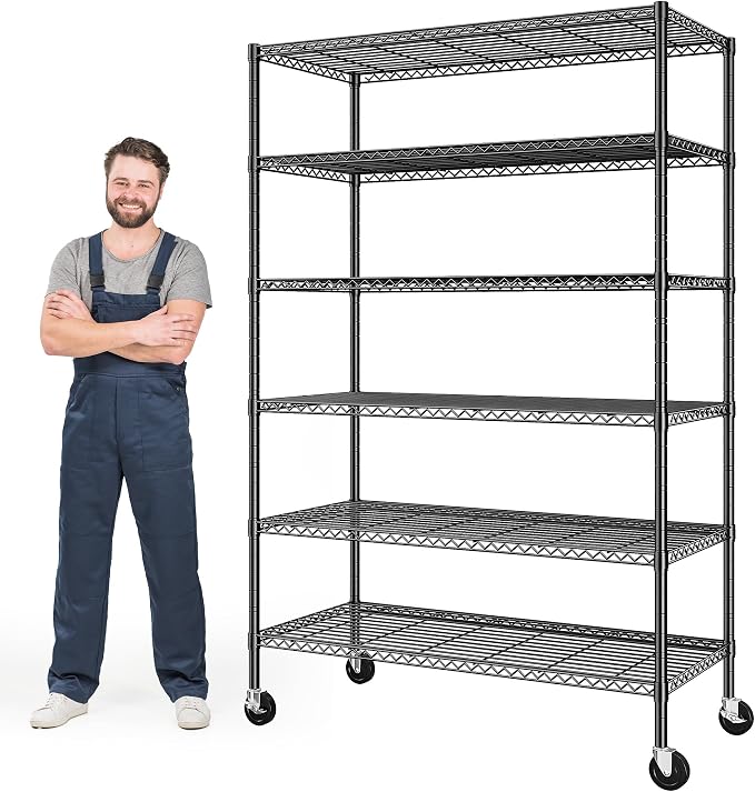 82" H X45 W X18 D Storage Shelves by Romorgniz