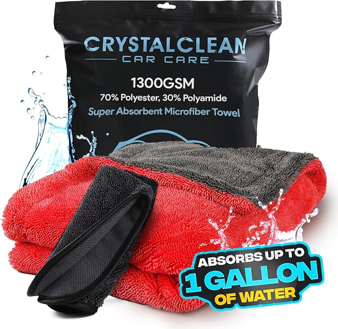 Microfiber Towels for Cars by CrystalCleanCarCare