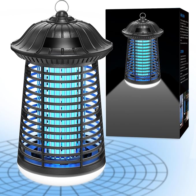 Bug Zapper Outdoor Indoor, 4200V Electric Mosquito Zapper Outdoor by snanlen