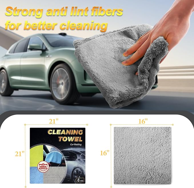 Coral Fleece Car Wash Cleaning Towel - Image 2