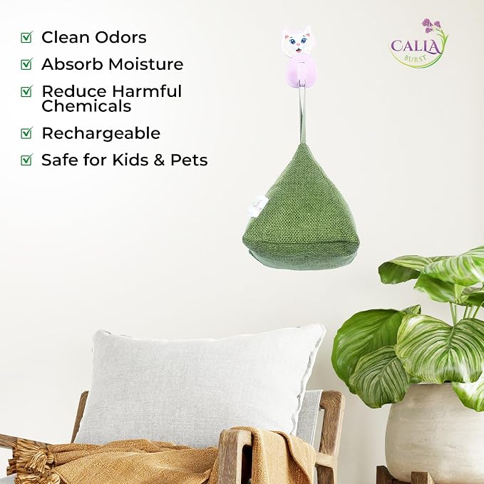 4 Pack Bamboo Charcoal Air Purifier Bags 200 Grams Each - Image 3